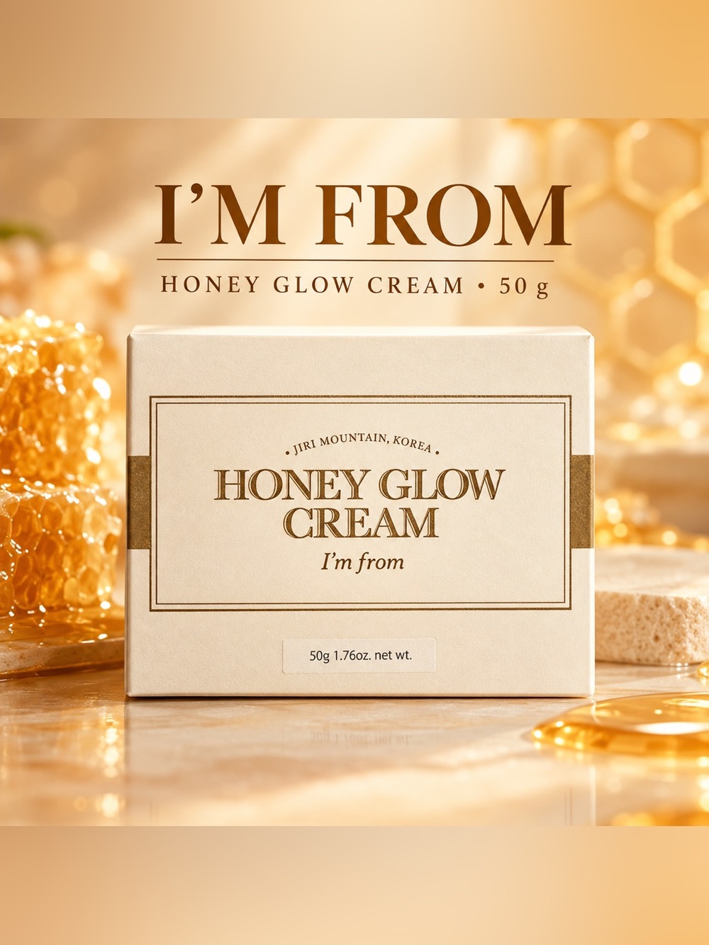 Honey Glow Cream - Hydrating Beige Moisturizer